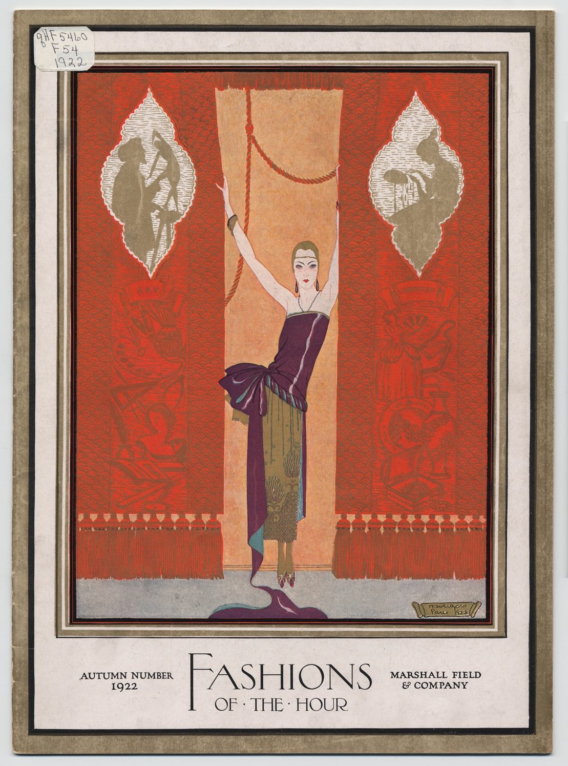 Fashions of the Hour magazine, Exposition Number 1922. Published by Marshall Field & Co.