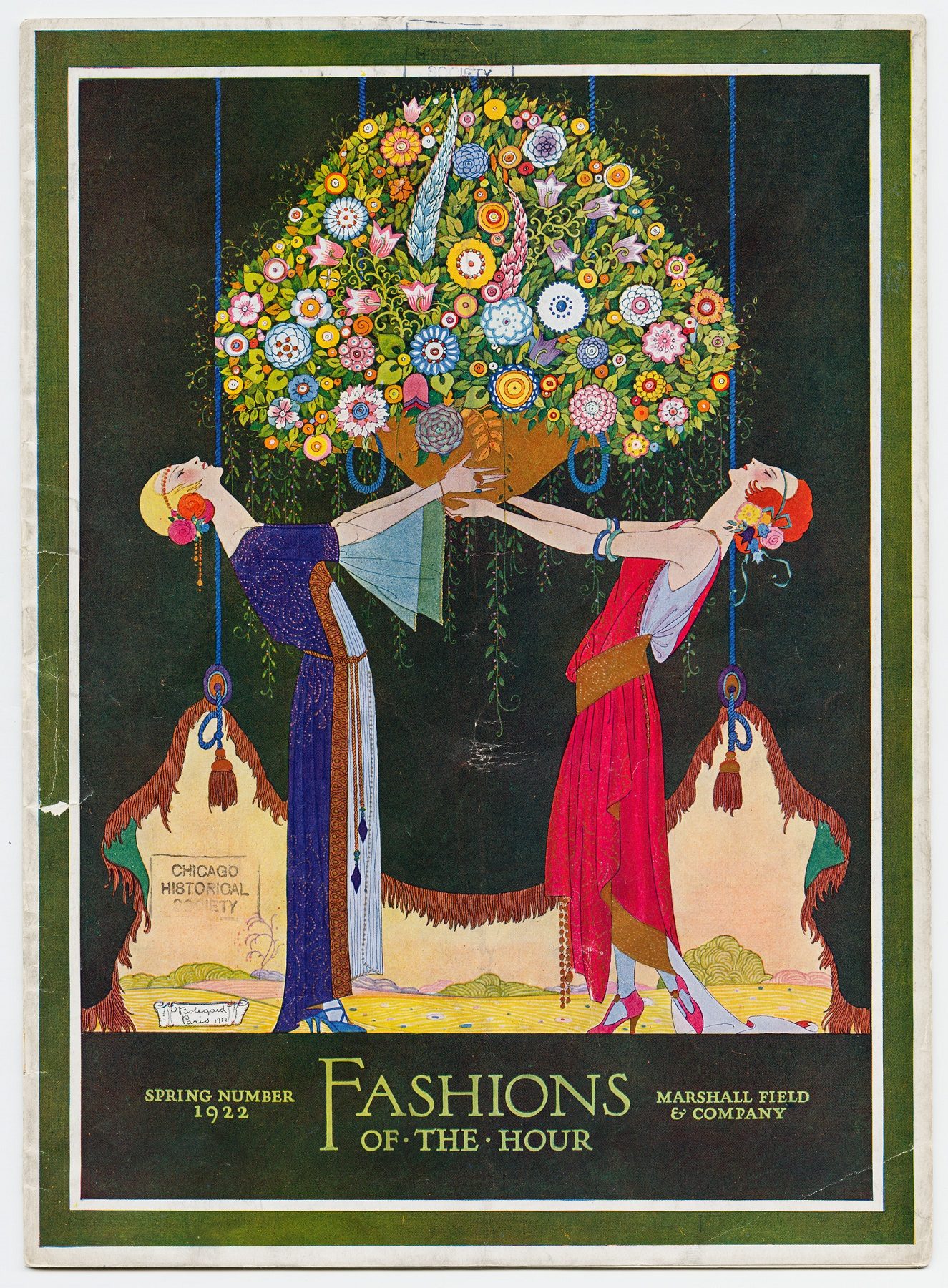 Marshall Field &amp; Company's Fashions of the Hour -Spring Number 1922 magazine cover, Chicago, Illinois, 1922.