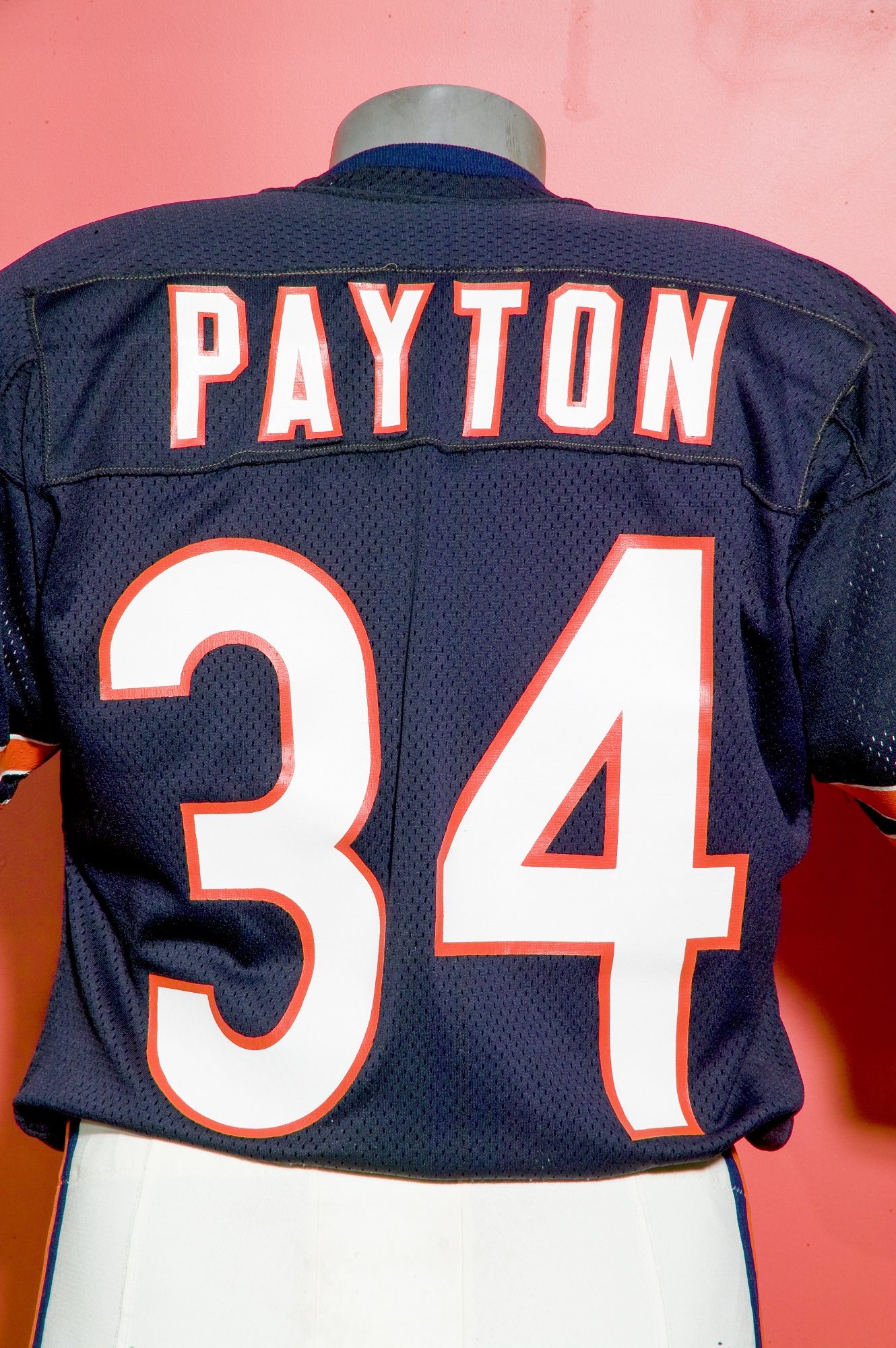 Walter Payton's football jersey, number 34