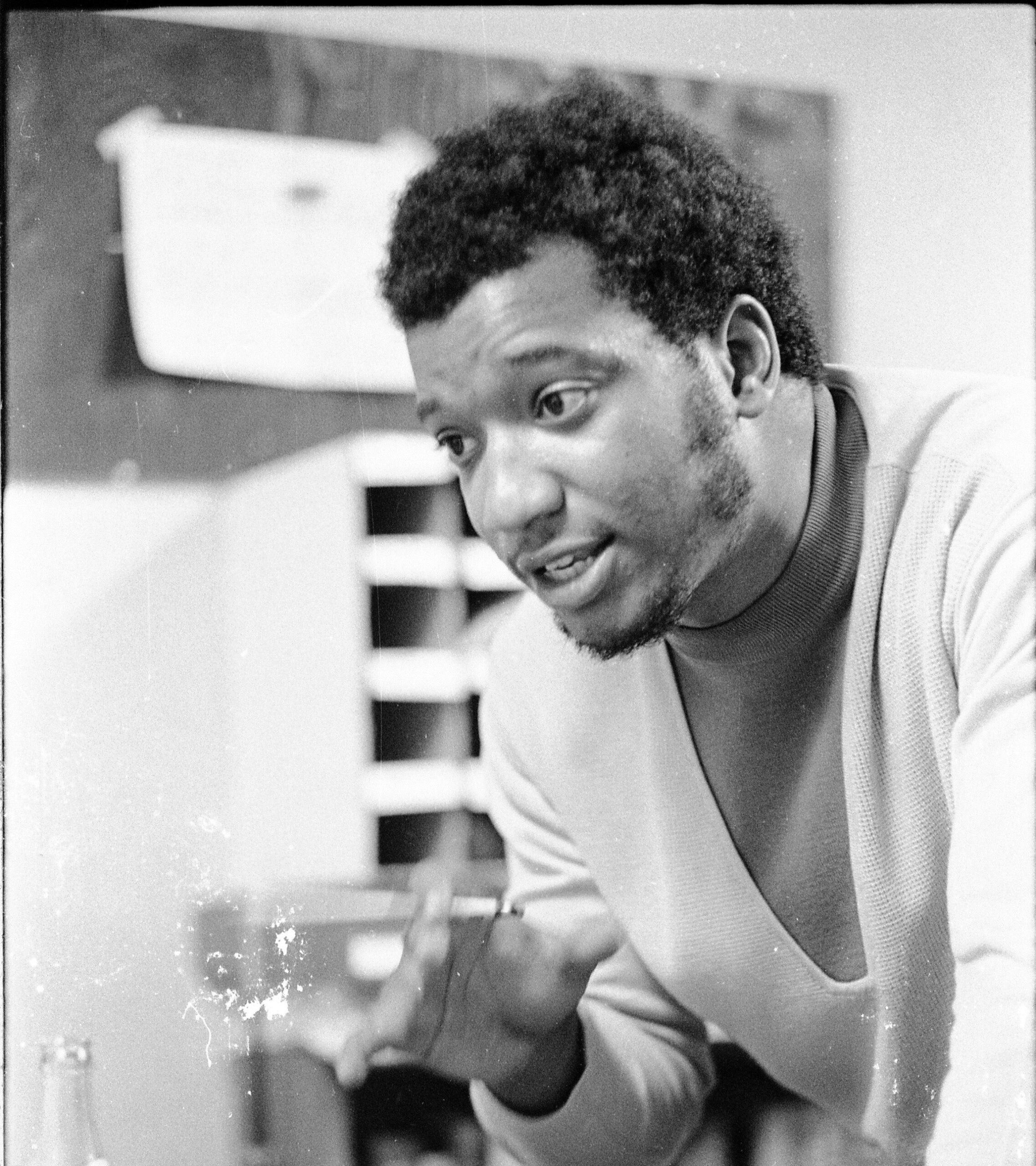 Fred Hampton,chairman of Illinois chapter of Black Panther Party,Nov 5 1969