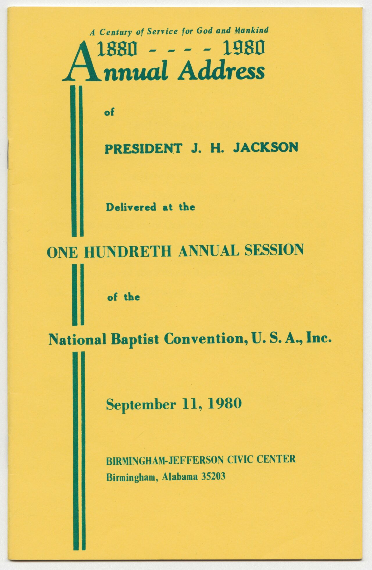 Exhibition-GAC-Joseph H Jackson-address