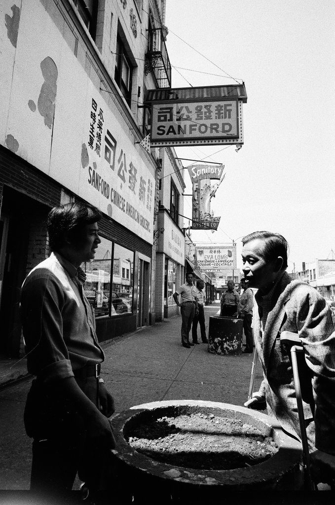 Chinese restaurants on West Argyle Street in New Chinatown in Uptown neighborhood, 