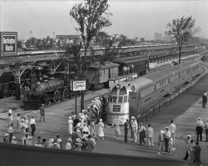 Burlington Zephyr at the Century of Progress