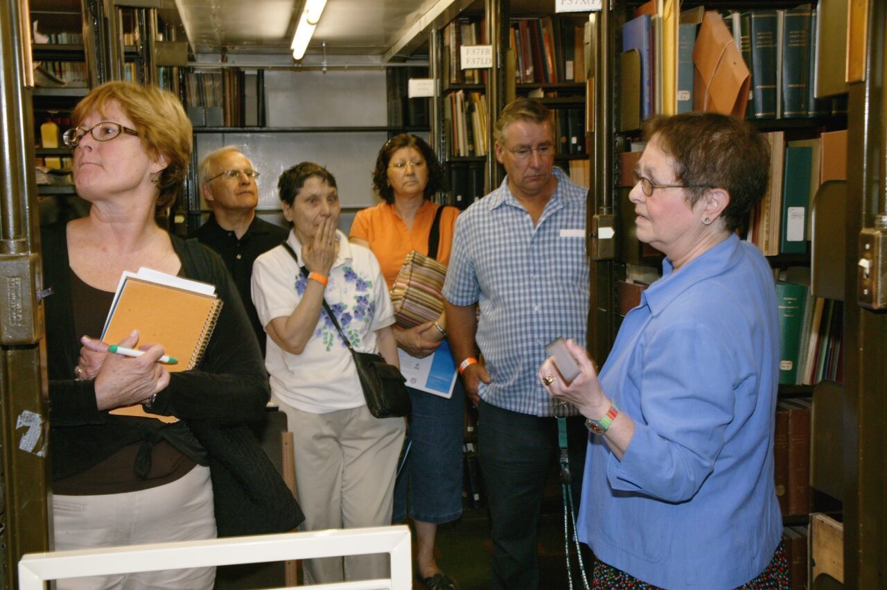 Staff of CHM giving tours and demonstrations