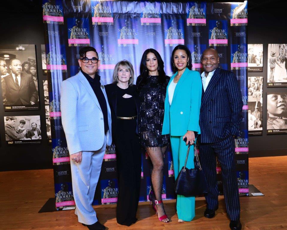 Costume Council members and friends attending Supreme Models event with Marcellas Reynolds