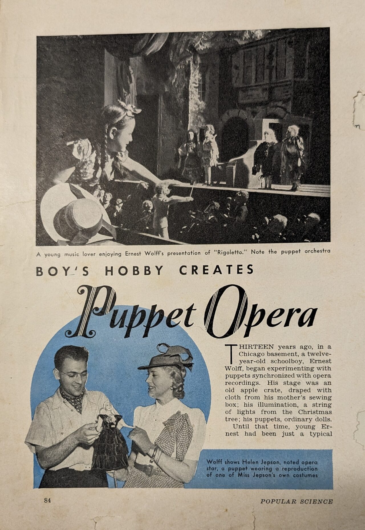 Chicago's Miniature Puppet Opera Chicago History Museum
