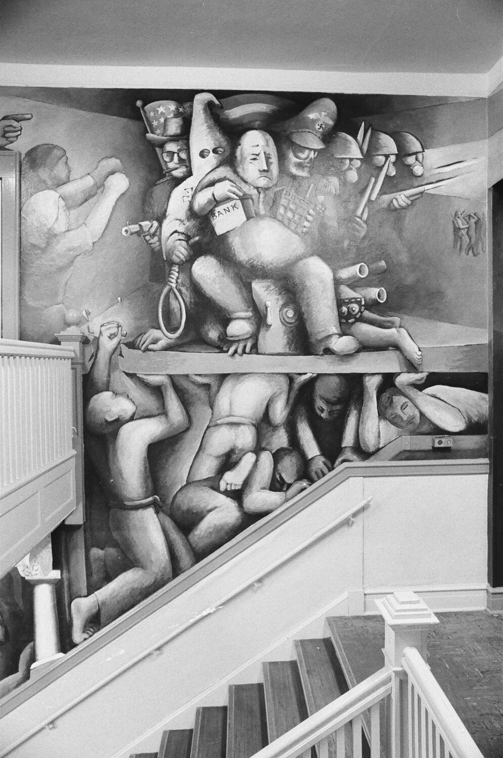 Mural at United Electrical Workers union hall