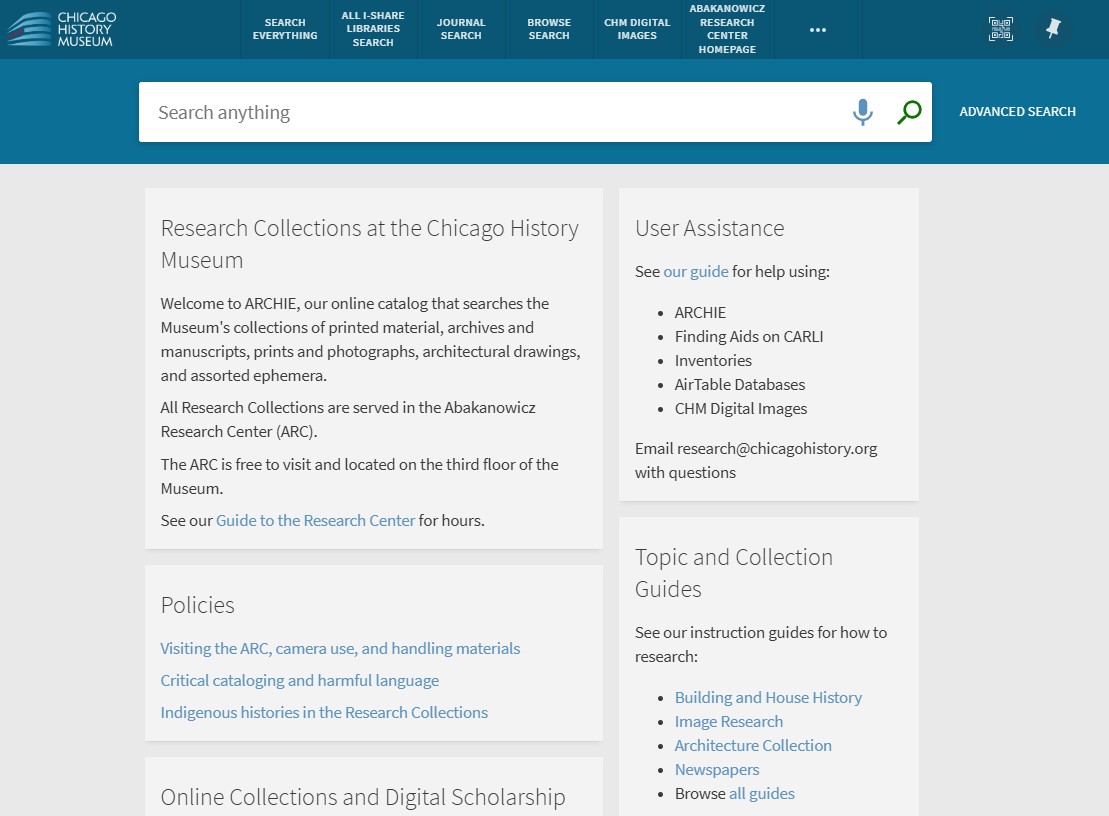 A New Look for ARCHIE, the Abakanowicz Research Center’s Online Catalog