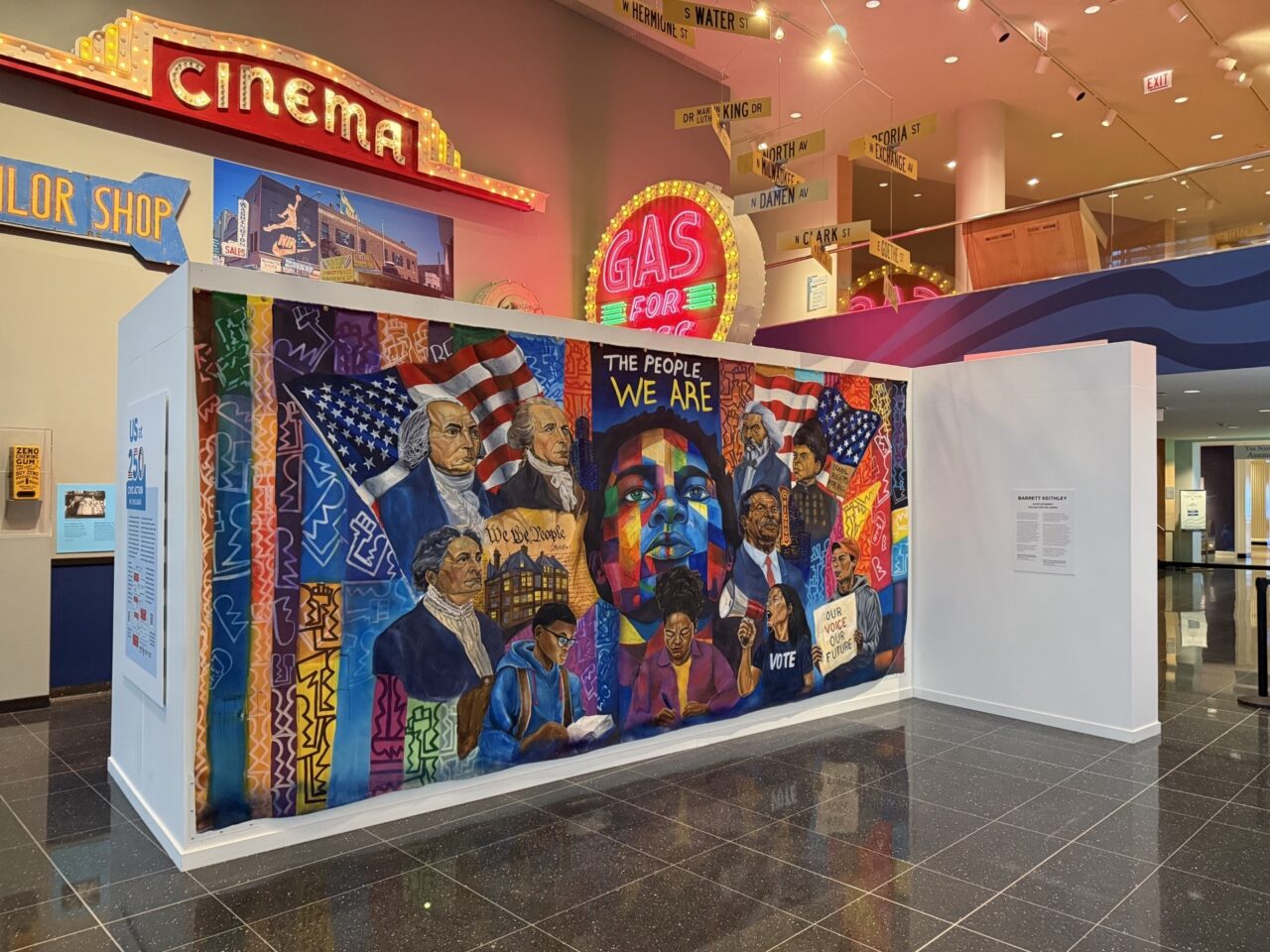 Barrett Keithley mural angle